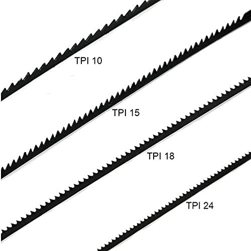 FOXBC 5-Inch Scroll Saw Blade Pin End for Wen, Dremel, Craftsman, Penn State, Delta, Ryobi and All 15in.and 16in.Scroll Saw - 48 Pack