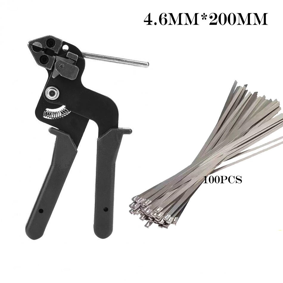 Stainless Steel Cable Tie Gun High Quality Fastening and Cutting Lightweight Durable Plier Special Cut to 12mm Hand Tool